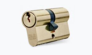 Bezpečnostní cylindrická vložka v detailním pohledu